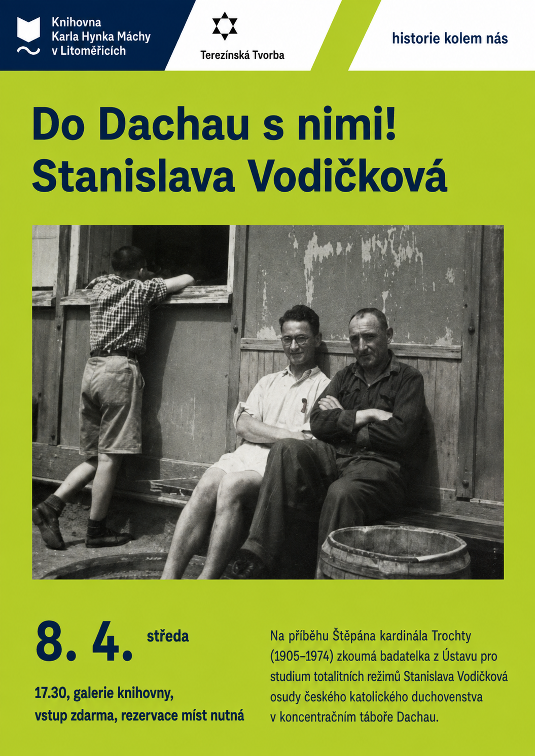Zveme vás na přednášku 8. 4. 2026 do Knihovny K. H. Máchy ---